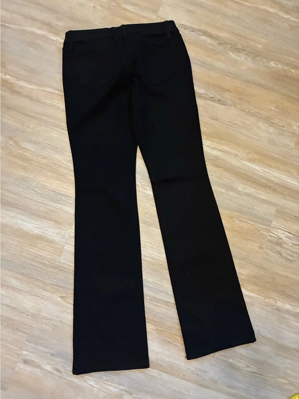 Black denim like pants